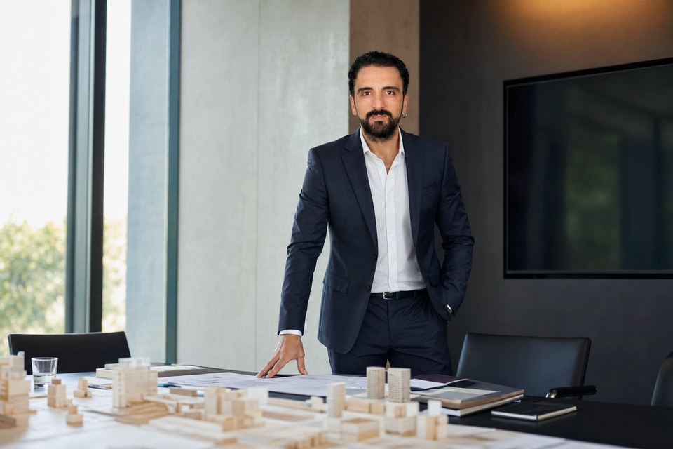 Servet Namlı in a strategic investment meeting